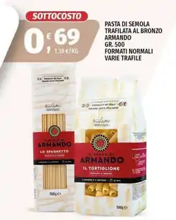 Vivo Supermercati Il grano di Armando lo spaghetti offerta