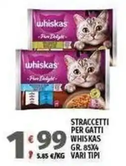 Vivo Supermercati Straccetti per gatti Whiskas offerta