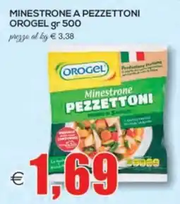 SuperOne Minestrone pezzetttoni Orogel offerta