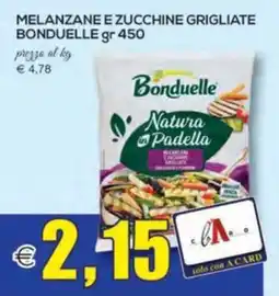 SuperOne Melanzane e zucchine grigliate Bonduelle offerta