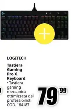 MediaWorld Logitech tastiera gaming meccanica offerta