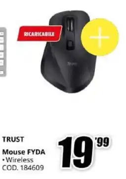 MediaWorld Trust Mouse FYDA offerta