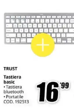 MediaWorld Trust tastiera basic offerta