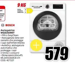 MediaWorld Asciugatrice Bosch offerta