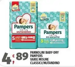 Vivo Supermercati Pannolini baby-dry Pampers offerta
