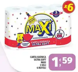 Vivo Supermercati Carta igienica ultra soft maxi offerta