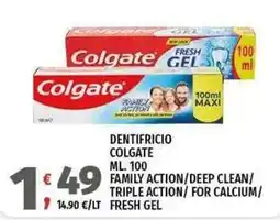 Vivo Supermercati Dentifricio Colgate offerta