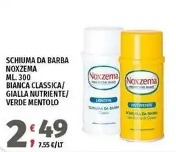 Vivo Supermercati Schiuma da barba Noxzema offerta