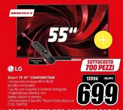MediaWorld LG Smart TV 55" offerta