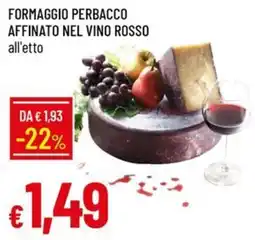 IperFamila Formaggio Perbacco offerta
