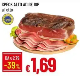 IperFamila Speck Alto Adige IGP offerta