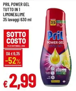IperFamila Pril Power Gel Tutto in 1 Limone & Lime offerta