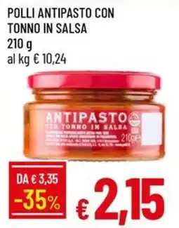 IperFamila Antipasto con tonno in salsa offerta