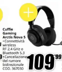 MediaWorld Cuffie Gaming Arctis Nova 5 offerta