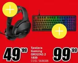 MediaWorld Tastiera Gaming ORIGINS 2 offerta