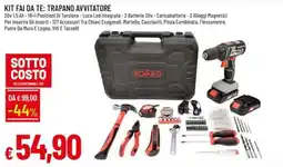 IperFamila Kit Fai Da Te: Trapano Avvitatore KOMBO offerta