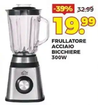 Frullatore acciaio bicchiere