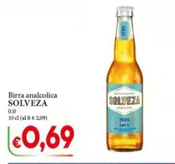 D'Italy Birra analcolica Solveza offerta