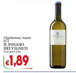 D'Italy Chardonnay veneto IGT IL POGGIO DEI VIGNETI offerta