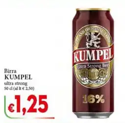 D'Italy Birra Kumpel ultra strong offerta