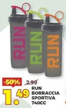 Ni Hao Market Run borraccia sportiva offerta