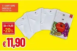 IperFamila T-shirt uomo girocollo Fruit of the Loom offerta