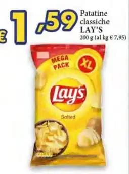 D'Italy Patatine classiche LAY'S offerta