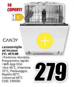 MediaWorld Candy lavastoviglie ad incasso offerta