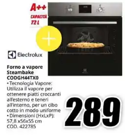 MediaWorld Electrolux Forno a vapore Steambake offerta