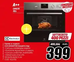 MediaWorld Forno a vapore Electrolux offerta