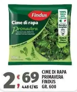Vivo Supermercati Cime di rapa Primavera Findus offerta