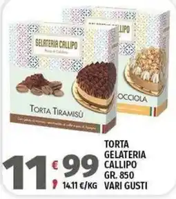 Vivo Supermercati Torta gelateria Callipo offerta