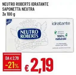 IperFamila Neutro Roberts saponetta neutra offerta