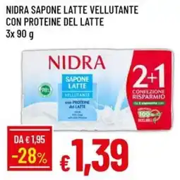 IperFamila Nidra sapone latte vellutante offerta