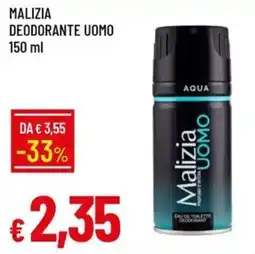 IperFamila Malizia deodorante uomo offerta