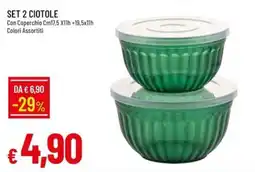 IperFamila Set 2 ciotole offerta