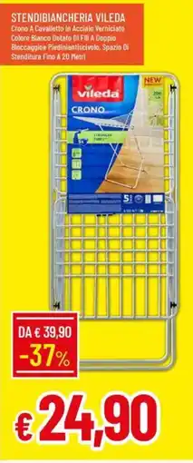 IperFamila Stendibiancheria Vileda Crono offerta