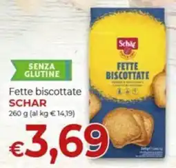 Supermercati Nonna Isa Fette biscottate Schar offerta