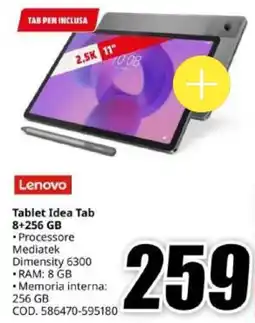 MediaWorld Lenovo Tablet Idea Tab offerta