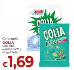 Supermercati Nonna Isa Caramelle Golia offerta