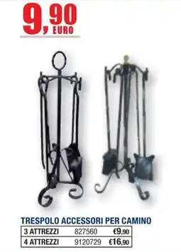 Bricofer Trespolo accessori per camino offerta