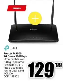 MediaWorld tp-link Router MR500 offerta