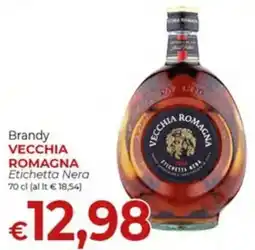 Supermercati Nonna Isa Brandy Vecchia Romagna Etichetta Nera offerta