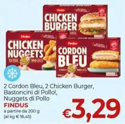 Supermercati Nonna Isa Findus Chicken Burger offerta
