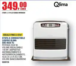 Bricofer Stufa a combustibile liquido Qlima offerta