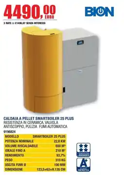 Bricofer Bion caldaia a pellet smartboiler 25 plus offerta