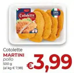 Supermercati Nonna Isa Cotolette MARTINI pollo offerta