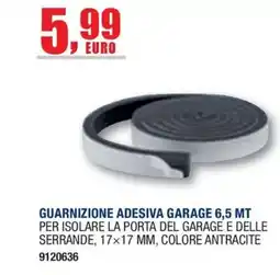 Bricofer Guarnizione adesiva garage offerta