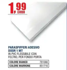 Bricofer Paraspiiferi adesivo door 1 mt offerta
