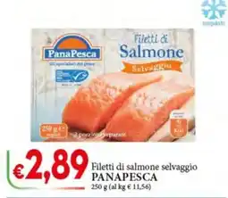 D'Italy Filetti di salmone selvaggio PANAPESCA offerta